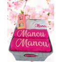Peignoir de bain col chale Personnalisé 