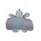 Couverture Polaire unie et sa Peluche personnalisée 