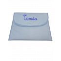 Trousse personnalisée Grand modèle bleu clair Trousse personnalisée Grand modèle bleu clair