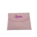 Trousse personnalisée Grand modèle bleu clair Trousse personnalisée Grand modèle bleu clair