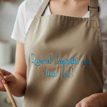 Tablier de cuisine personnalisé
