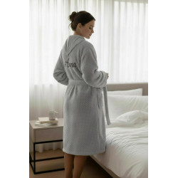 Peignoir Personnalisé polaire adulte 