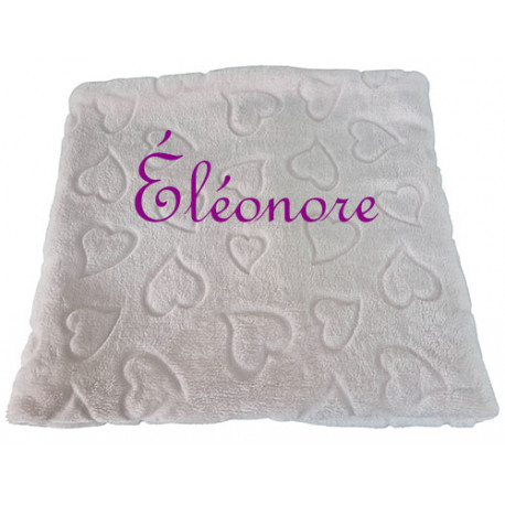 Couverture polaire personnalis&eacute;e