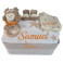 Corbeille cadeau naissance personnalisé