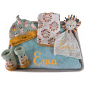 Corbeille cadeau naissance personnalis&eacute;