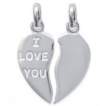 Pendentif coeur gravé