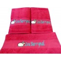 Coffret draps et serviettes de bain personnalisés