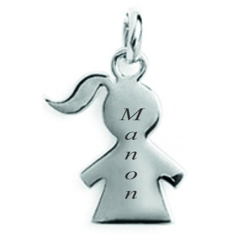 Pendentif gravé en Argent