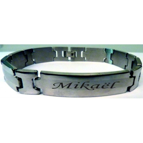 Bracelet Acier gravé