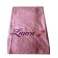 Drap de bain personnalisé Rose