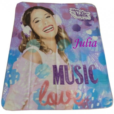 Couverture Violetta personnalisée