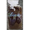 Drap de bain personnalisé CHOCOLAT