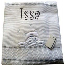 Couverture bébé en polaire personnalisée