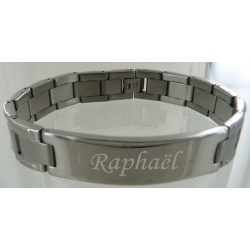 Bracelet Acier gravé