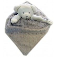 Doudou personnalisé ours gris