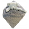Doudou personnalisé ours gris