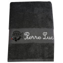 Drap de bain personnalisé Rose