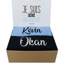 Coffret serviettes de bain personnalisé