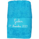 Drap de bain personnalisé Rose