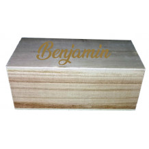 Coffret en bois personnalisé