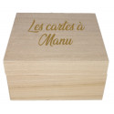 Coffret en bois personnalisé