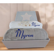 Corbeille cadeau naissance personnalisé