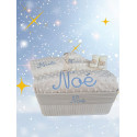 Corbeille cadeau naissance personnalisé