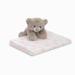 Couverture Polaire et sa Peluche personnalisée