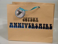 sac cadeau anniversaire bleu